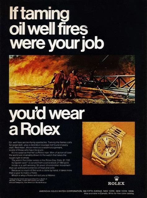 reclames rolex|rolex ads from the past.